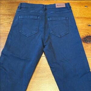 BARBOUR Women's Classic Navy Blue Essential Slim Trousers Stretchy Skinny Fit